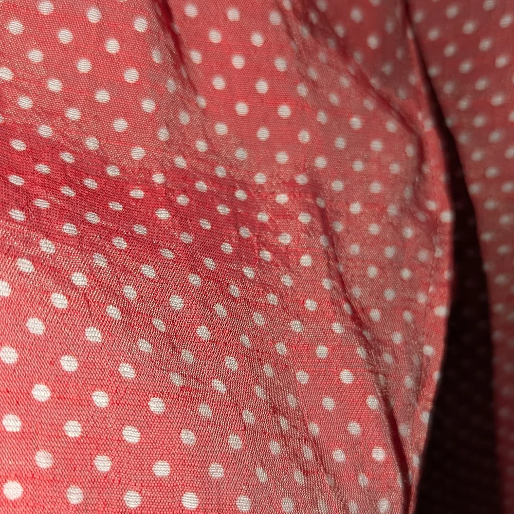 Fred David‎ Muted Red Polka Dot Blouse